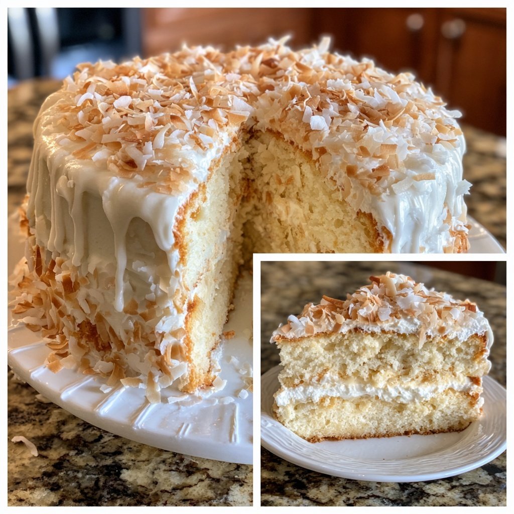 Mini Heart Cake with Coconut Cream