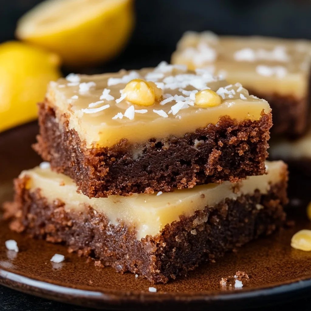 Best Lemon Brownies Recipe