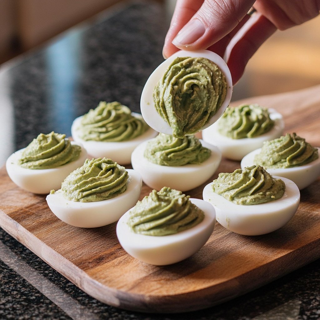 Avocado Deviled Eggs