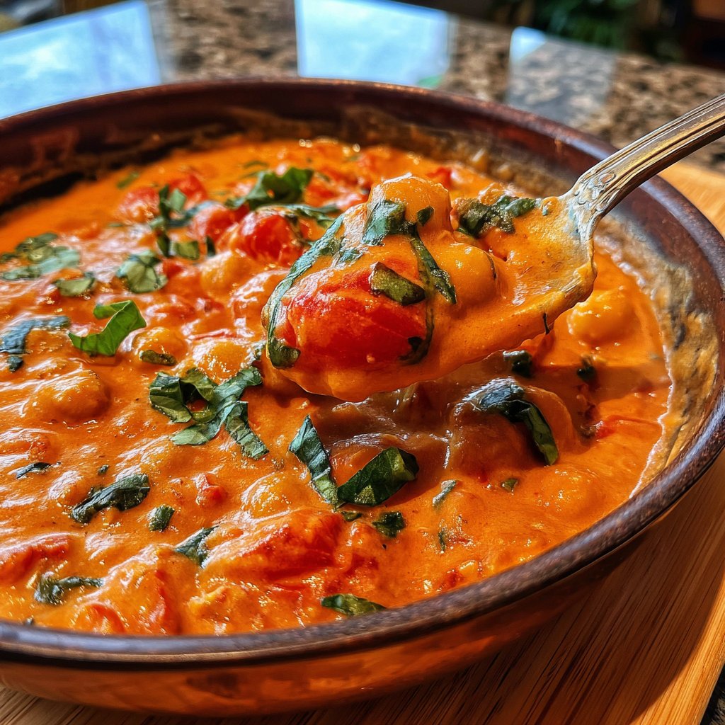 Creamy Tomato Chickpea Stew