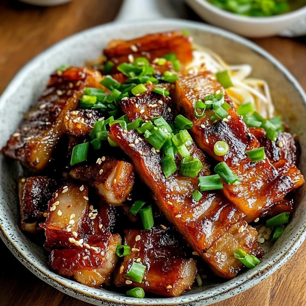 Korean Pork Belly Recipe