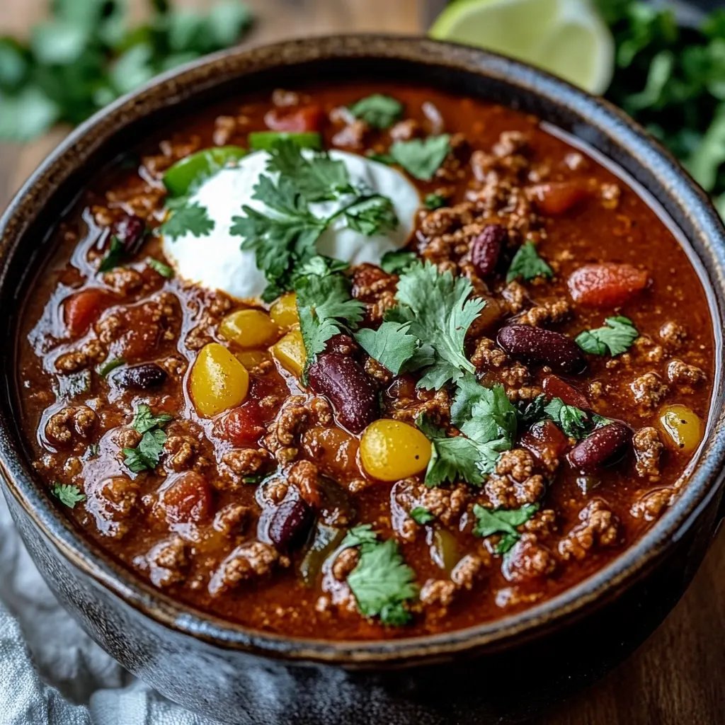 Best Ground Beef Stovetop Chili