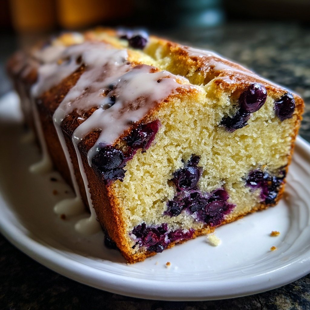 Baking & Desserts Lemon Blueberry Loaf Cake