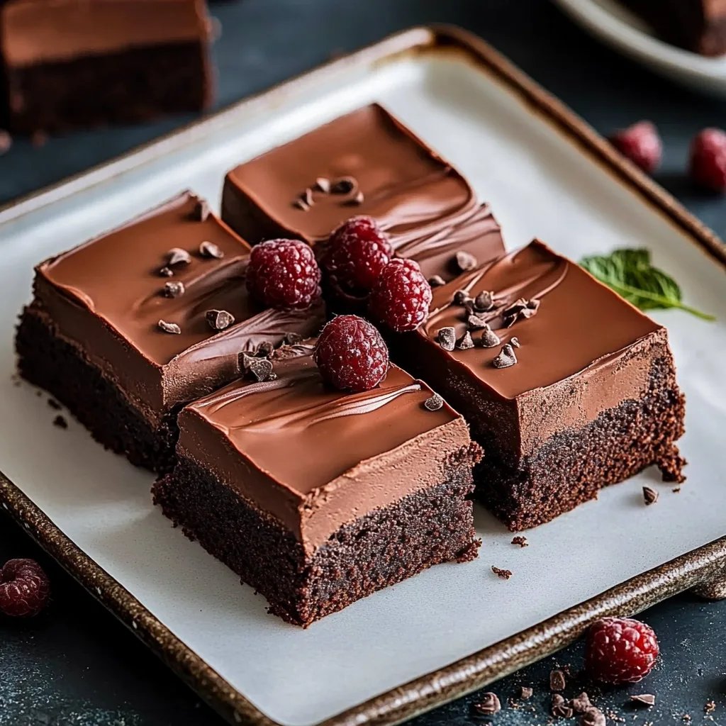 Chocolate Mousse Brownies