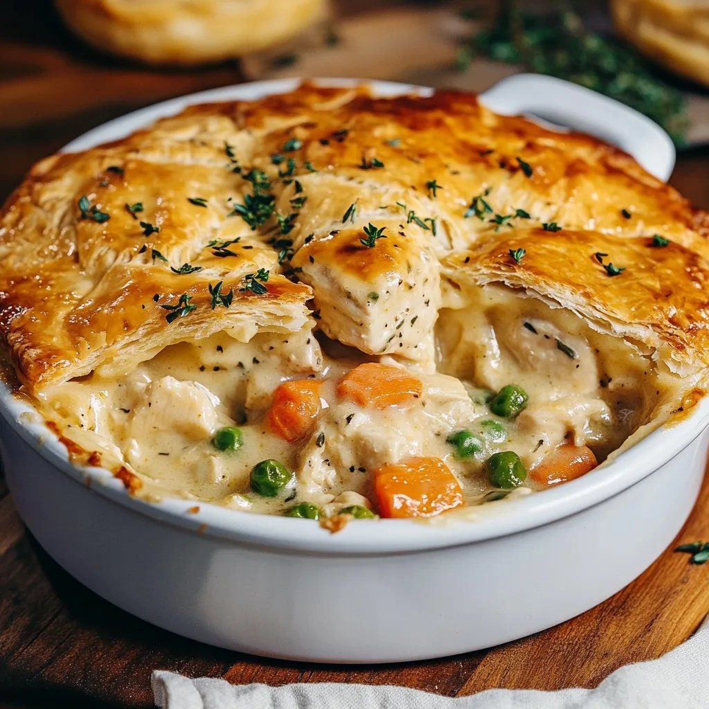 Easy Homemade Chicken Pot Pie Casserole Recipe