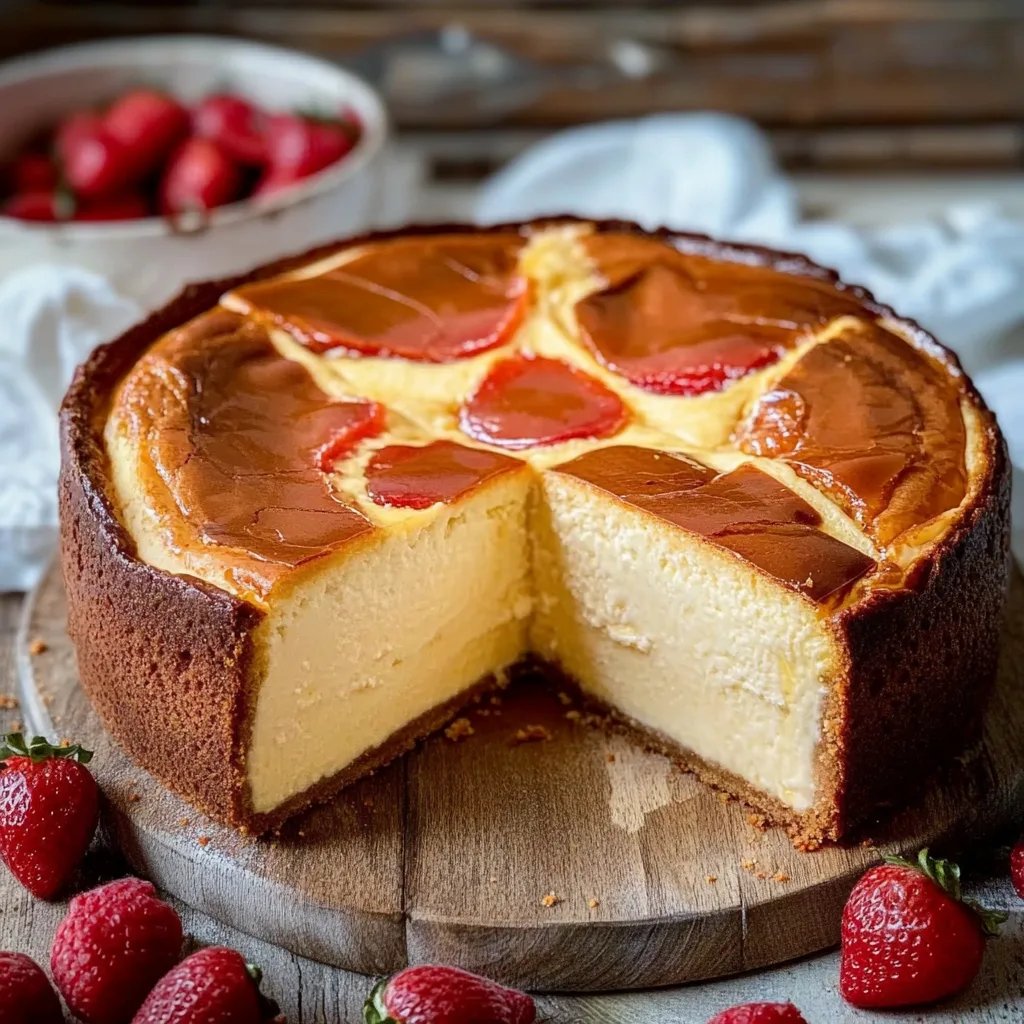 Loaf Pan Basque Cheesecake