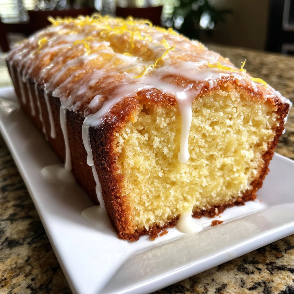 Limoncello Lemon Loaf Cake
