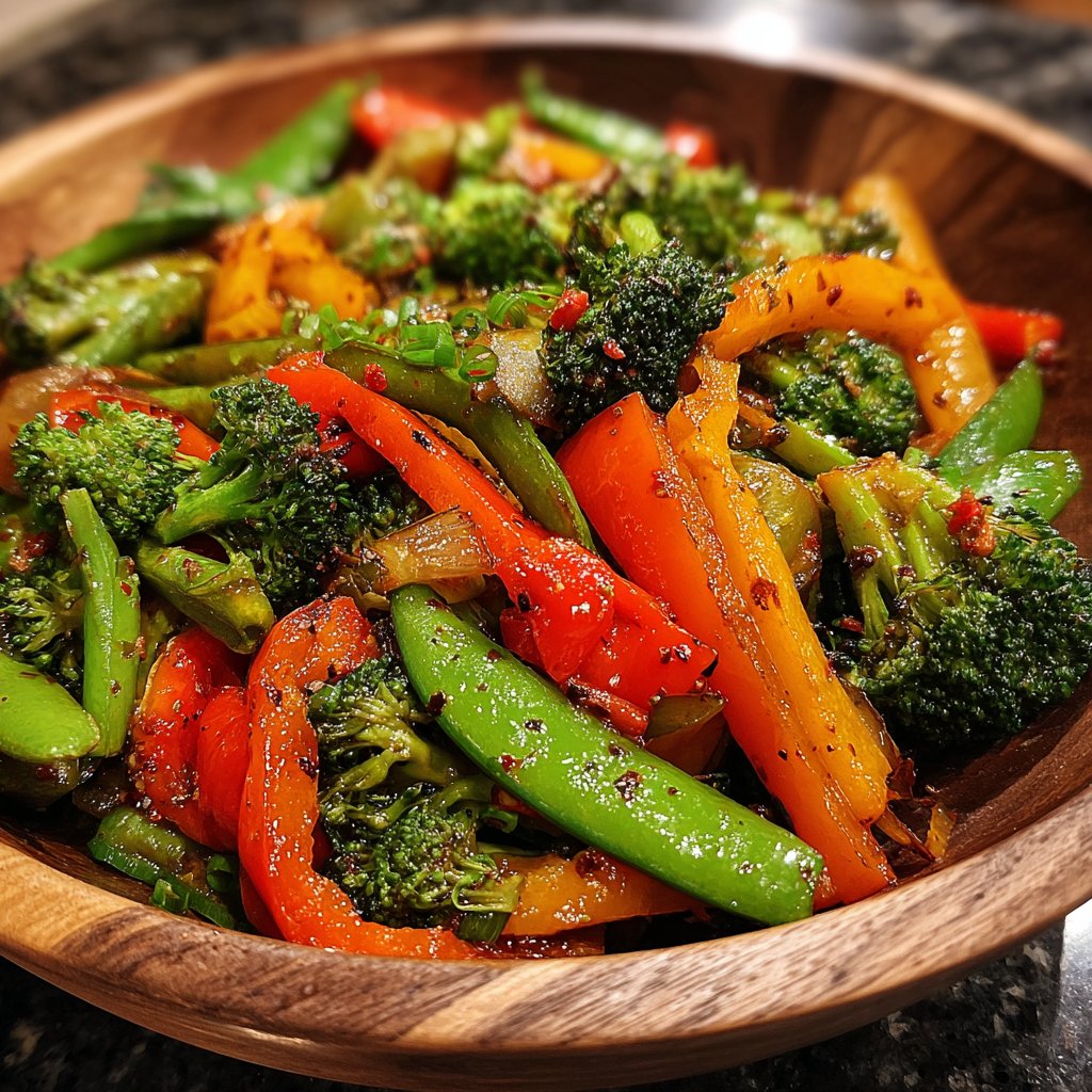 Healthy Dinner Vegetable Stir Fry