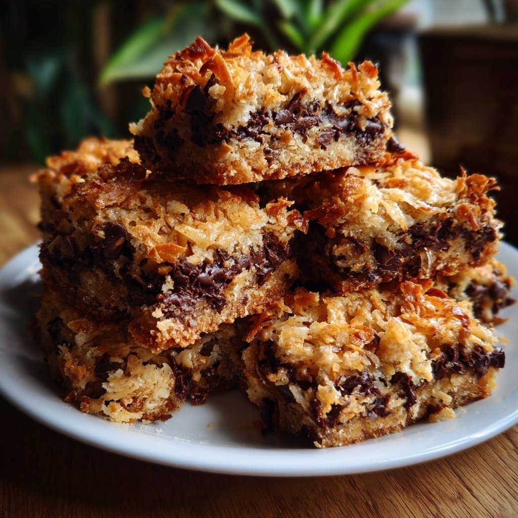 Chocolate Coconut Squares