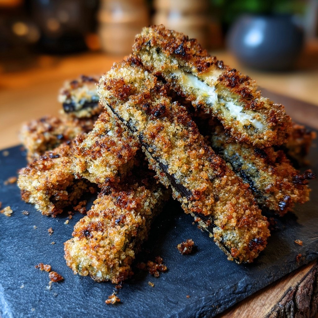 Crispy Eggplant Veggie Fries