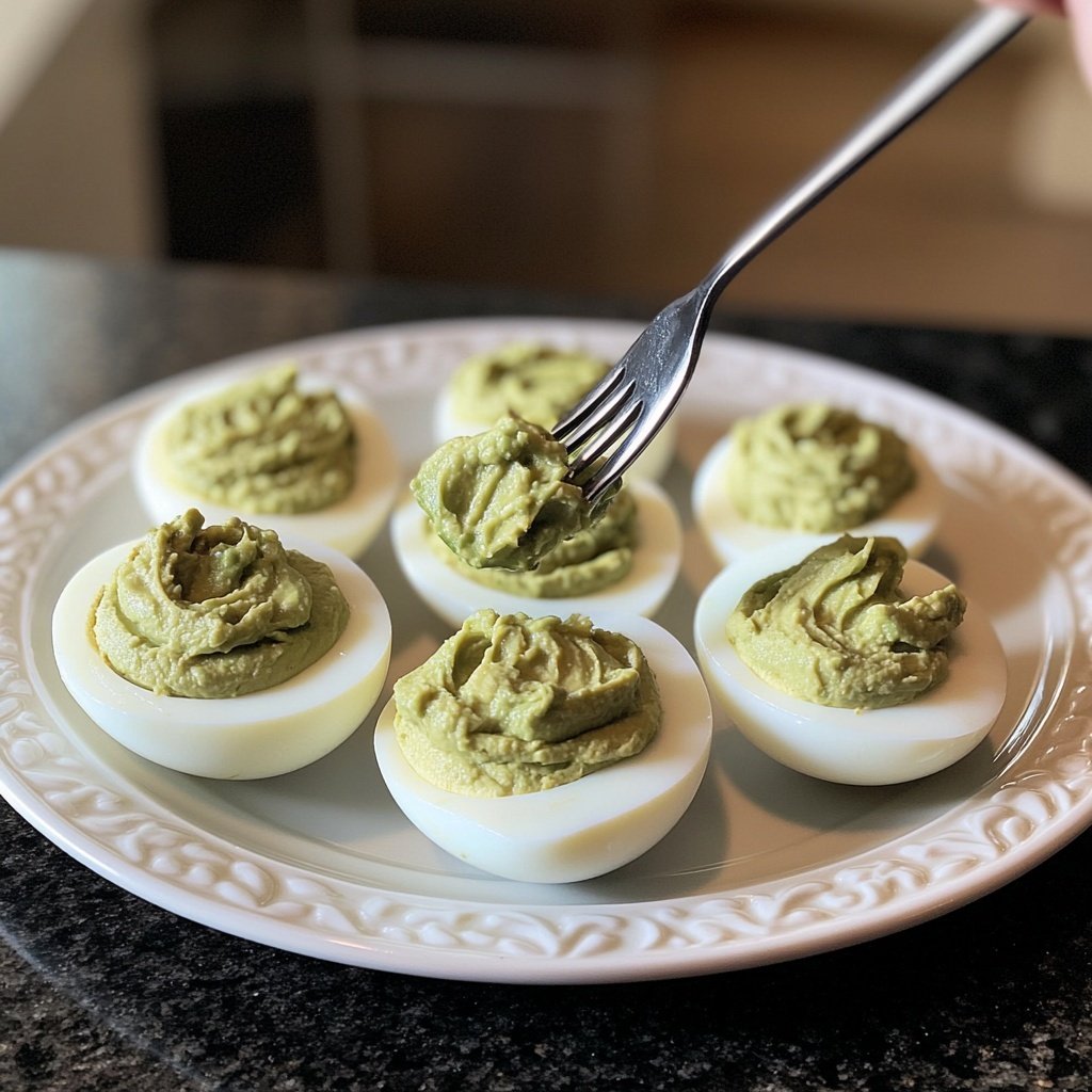 Avocado Deviled Eggs