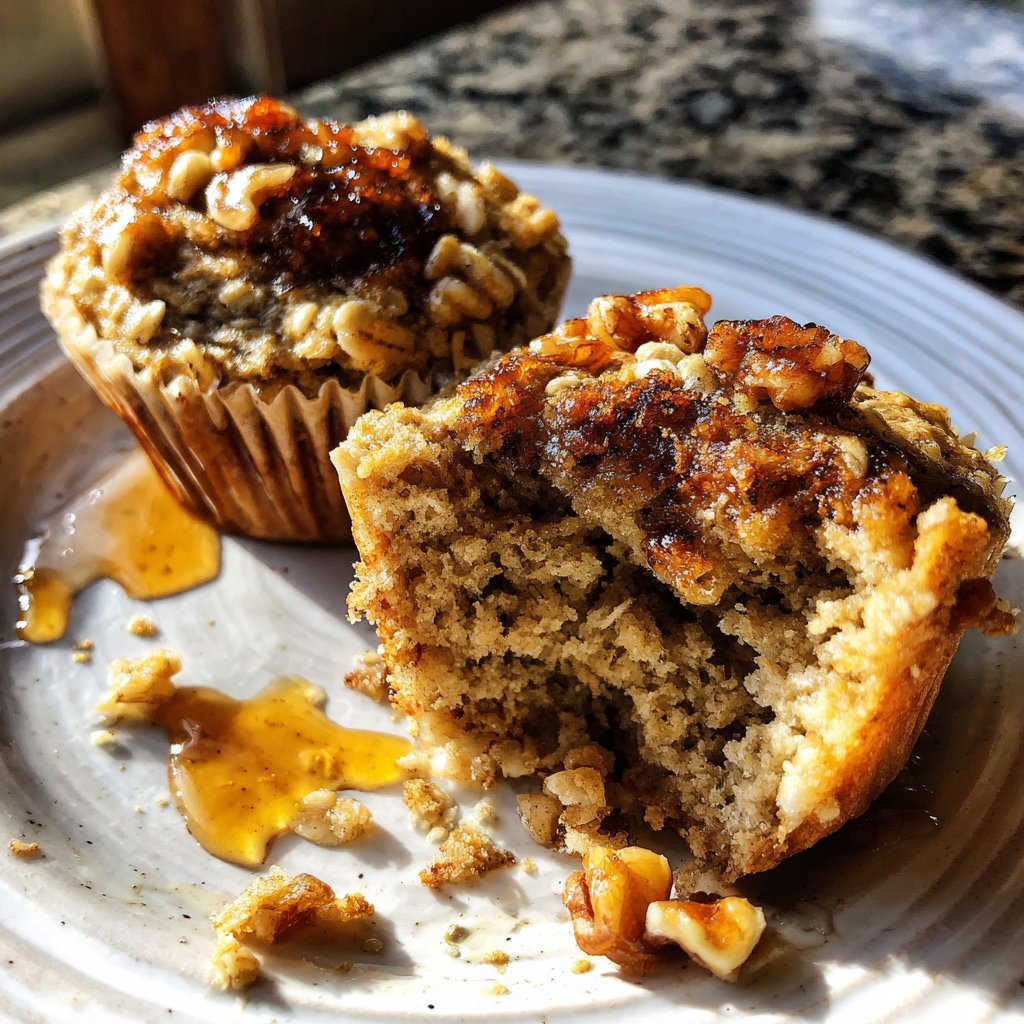Healthy Oatmeal Muffins With Honey