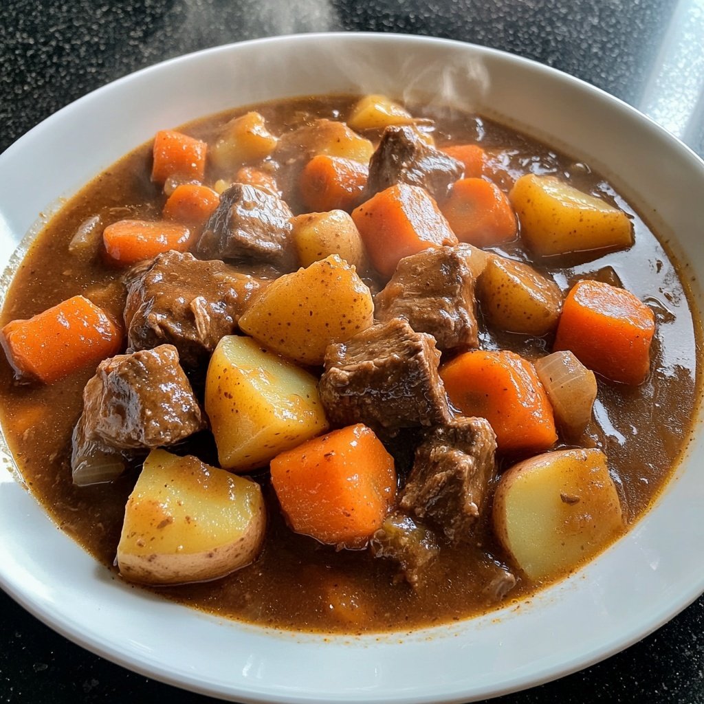 Beef Stew With Carrots and Potatoes